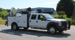 2012 Ford F-550, Crew Cab 4WD Mechanics Truck, Brand New Engine from Ford, 242k Miles, 6400# Autocrane w/ Product Tanks
