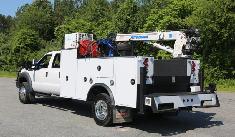 2012 Ford F-550, Crew Cab 4WD Mechanics Truck, Brand New Engine from Ford, 242k Miles, 6400# Autocrane w/ Product Tanks full