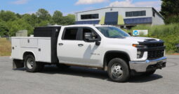 2021 Chevrolet Silverado 3500HD Service Truck, 4WD, 59k Miles, Duramax Diesel, Crew Cab, 9′ Reading Bed