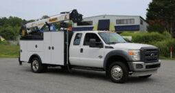2012 Ford F-550, Extended Cab Service Truck, Palfinger 8,000# Crane, Manlift, 52k Miles