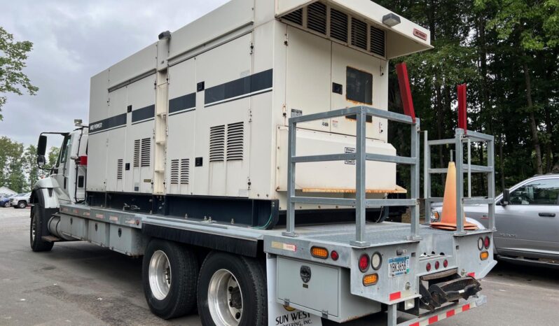 2014 International Workstar 7500, MultiQuip WhisperWatt DCA-800SSK2, 800KVA GenSet, 4k Miles, 60 Hours on GenSet full