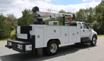 2007 Ford F750 Extended Cab Mechanics Truck, 14′ STI Service Body, 11k Tiger Crane, Compressor, Drawers, Under CDL, 240k Miles full