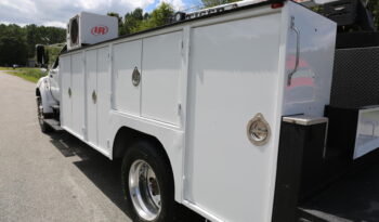 2007 Ford F750 Extended Cab Mechanics Truck, 14′ STI Service Body, 11k Tiger Crane, Compressor, Drawers, Under CDL, 240k Miles full