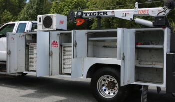 2007 Ford F750 Extended Cab Mechanics Truck, 14′ STI Service Body, 11k Tiger Crane, Compressor, Drawers, Under CDL, 240k Miles full