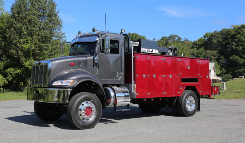 2007 Peterbilt 335, MH 4WD, 120k Miles, C7, 14′ CARCO Bed, 10k Crane, Product Tanks full