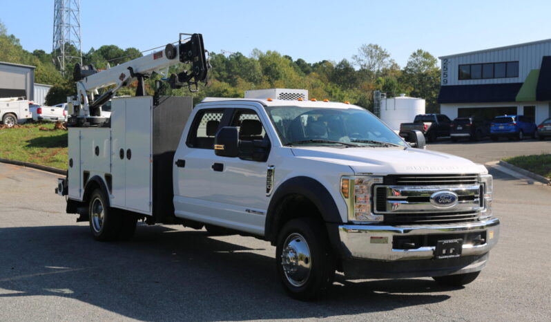 2019 Ford F550 Service Truck, IMT Dominator Bed, 7500-22 Crane, Compressor, 4WD, 74k Miles, 1 Owner full