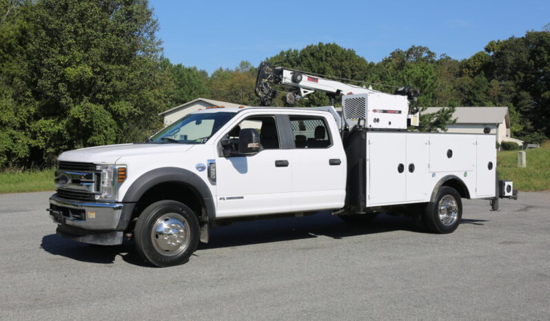 2019 Ford F550 Service Truck, IMT Dominator Bed, 7500-22 Crane, Compressor, 4WD, 74k Miles, 1 Owner full