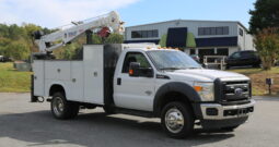 2014 Ford F-550 Service Truck, Stellar 7621 Crane, Drawers, Boss BA440 Compressor, 4WD, Diesel, 205k Miles