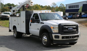 2014 Ford F-550 Service Truck, Stellar 7621 Crane, Drawers, Boss BA440 Compressor, 4WD, Diesel, 205k Miles full