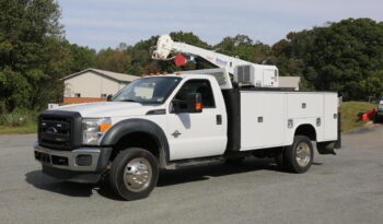 2014 Ford F-550 Service Truck, Stellar 7621 Crane, Drawers, Boss BA440 Compressor, 4WD, Diesel, 205k Miles full