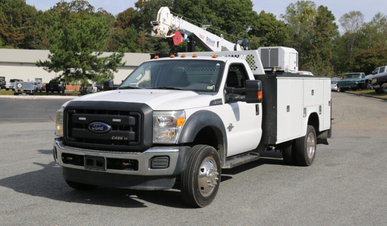 2014 Ford F-550 Service Truck, Stellar 7621 Crane, Drawers, Boss BA440 Compressor, 4WD, Diesel, 205k Miles full