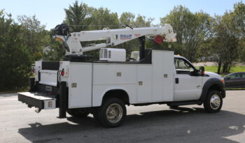 2014 Ford F-550 Service Truck, Stellar 7621 Crane, Drawers, Boss BA440 Compressor, 4WD, Diesel, 205k Miles full