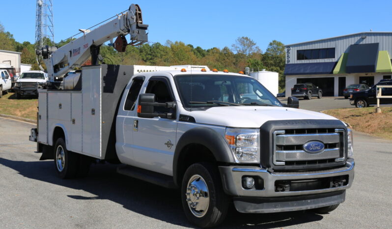 2016 Ford F550 Extended Cab Mechanics Truck, 4WD, Diesel, 11′ KMT1-11 Bed, Stelar 7630 Crane, Boss Compressor, CTech Drawers full