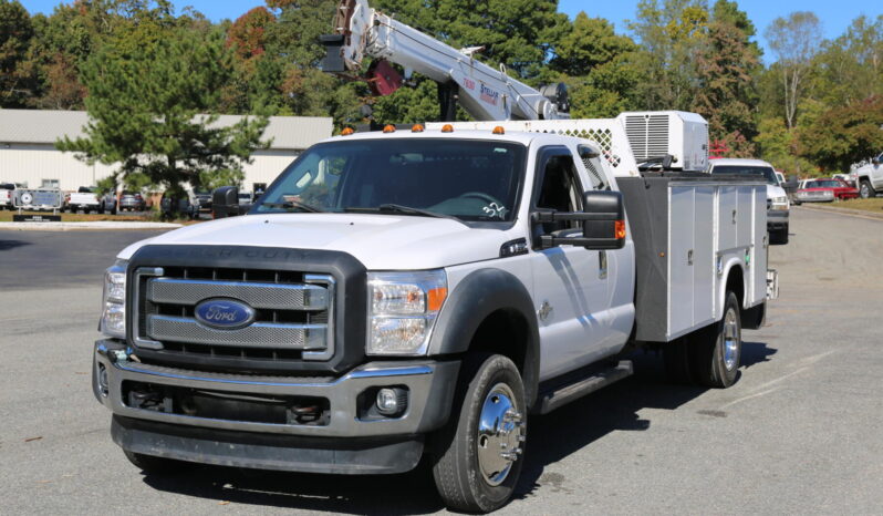 2016 Ford F550 Extended Cab Mechanics Truck, 4WD, Diesel, 11′ KMT1-11 Bed, Stelar 7630 Crane, Boss Compressor, CTech Drawers full