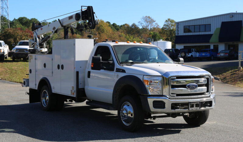 2015 Ford F-550 Service Truck, IMT 6000-22 Crane, 4WD, 182k Miles, V10, Gas Compressor, Drawers full