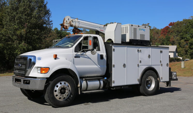 2015 Ford F750 Mechanics Truck, Stellar 11′ Service Bed, 12630 Crane, Miller EnPak, Cummins Diesel, Allison Auto, 187k Miles full