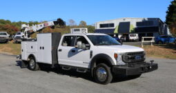 2020 Ford F-550 Service Truck, Crew Cab, Diesel, 4WD, IMT 7500# Crane, Compressor, Drawers, 28k Miles