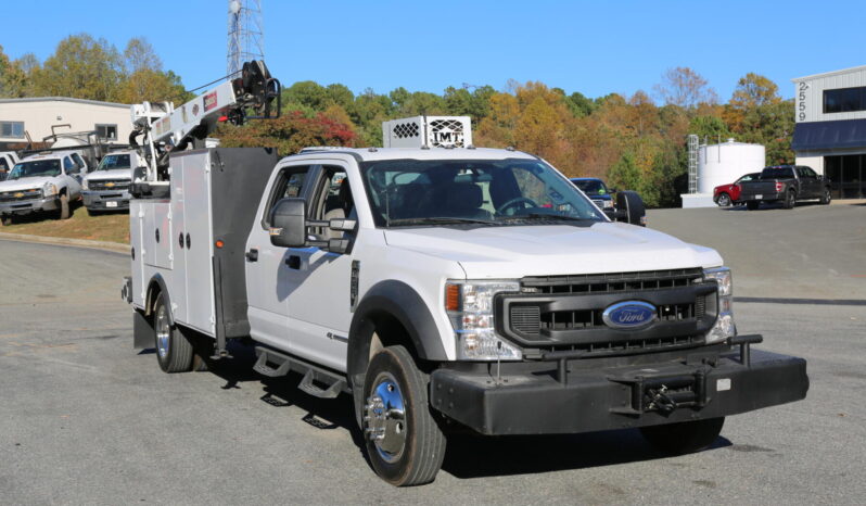 2020 Ford F-550 Service Truck, Crew Cab, Diesel, 4WD, IMT 7500# Crane, Compressor, Drawers, 28k Miles full