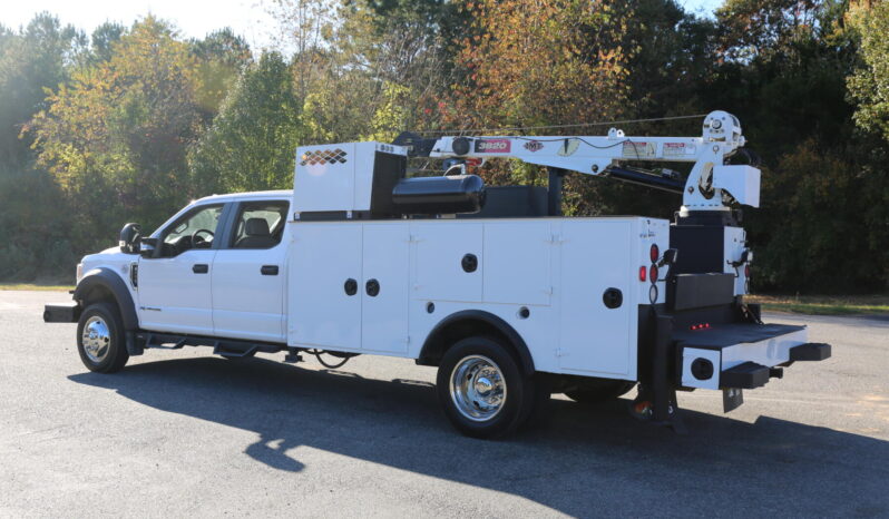 2020 Ford F-550 Service Truck, Crew Cab, Diesel, 4WD, IMT 7500# Crane, Compressor, Drawers, 28k Miles full