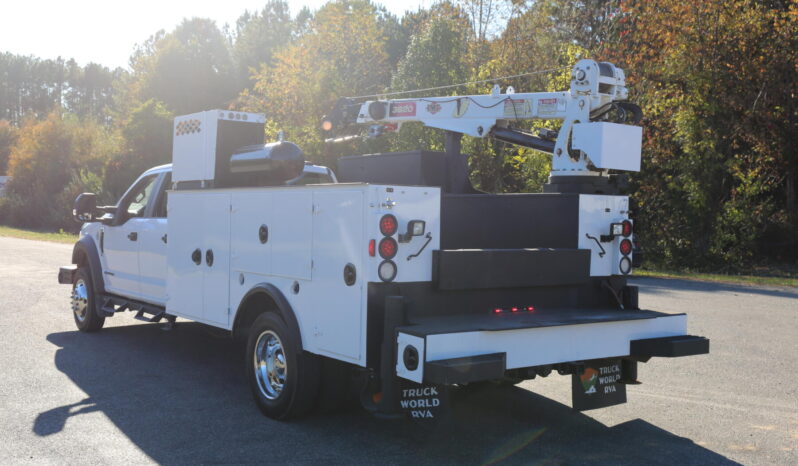 2020 Ford F-550 Service Truck, Crew Cab, Diesel, 4WD, IMT 7500# Crane, Compressor, Drawers, 28k Miles full