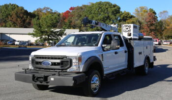 2020 Ford F-550 Service Truck, Crew Cab, Diesel, 4WD, IMT 7500# Crane, Compressor, Drawers, 28k Miles full