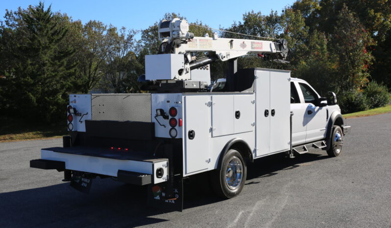 2020 Ford F-550 Service Truck, Crew Cab, Diesel, 4WD, IMT 7500# Crane, Compressor, Drawers, 28k Miles full