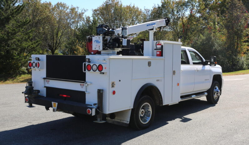 2016 Chevrolet 3500HD, Adkins Service Body, 4WD, Duramax Diesel, Crew Cab, 3203 AutoCrane, Drawers, 201k Miles full