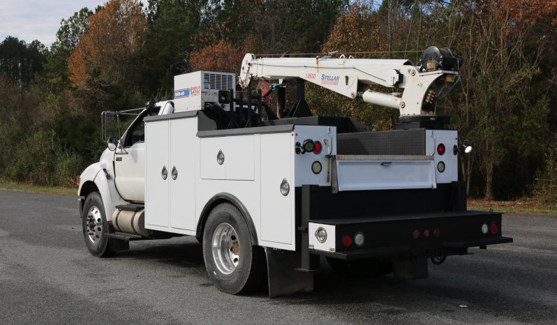 2015 Ford F750 Service Truck, Stellar 12630 Crane, 1 Owner, Under CDL, 277k Miles full