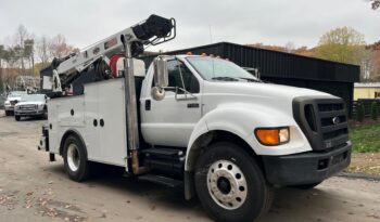 2007 Ford F-750 Mechanics Truck, C7 Cat, 6 Speed Manual, IMT 10,500# Crane, Welder, Compressor, Drawers, 269k Miles full