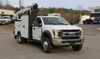 2018 Ford F-550 4WD Mechanics Truck, Diesel, 168k Miles, IMT Dominator Bed, 7500-22 Crane, Compressor, Drawers full