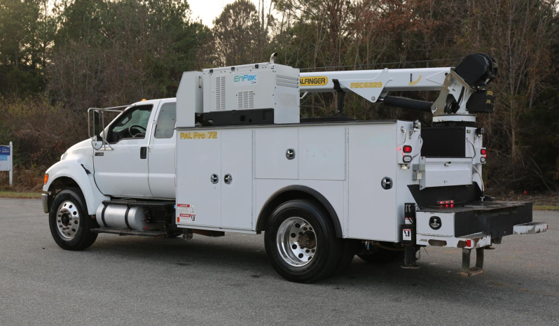 2015 Ford F750 Extended Cab Mechanics Truck, Under CDL, Palfinger 10,800 Crane, EnPak, 289k Miles, 8k Hours full