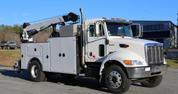 Pending Sale: 2007 Peterbilt 335 Service Truck, 8.3 Cummins ISC, 6 Speed, 14′ IMT Bed, 10,500# Crane, Compressor, Drawers