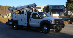 2016 Ford F-550 Service Truck, 6.7 Diesel, 136k Miles, Maintainer 8600# Crane, Compressor, Hydraulic Welder, Drawers