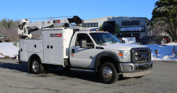 Pending Sale: 2011 Ford F-550 Service Truck, 4WD, Diesel, 223k Miles, IMT Dominator Bed, 7500# Crane, Drawers, Compressor