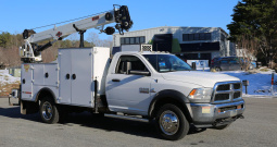 2015 Ram 5500, Cummins Diesel Service Truck, IMT 7500-30 Crane, Compressor, Drawers, Waste Oil Tank, 188k Miles