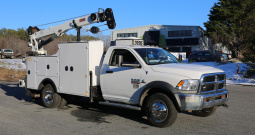 2015 Ram 5500 Service Truck, Cummins Diesel, 4WD, IMT 7500 Crane, Compressor, Drawers, 164k Miles