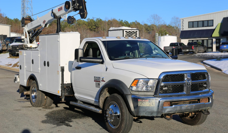 2015 Ram 5500 Service Truck, Cummins Diesel, 4WD, IMT 7500 Crane, Compressor, Drawers, 164k Miles full