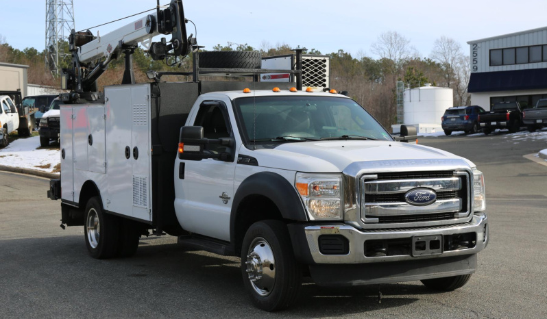 2015 Ford F-550 Service Truck, IMT Dominator Bed, 6000-22 Crane, Compressor, Drawers, Diesel, 195k Miles full