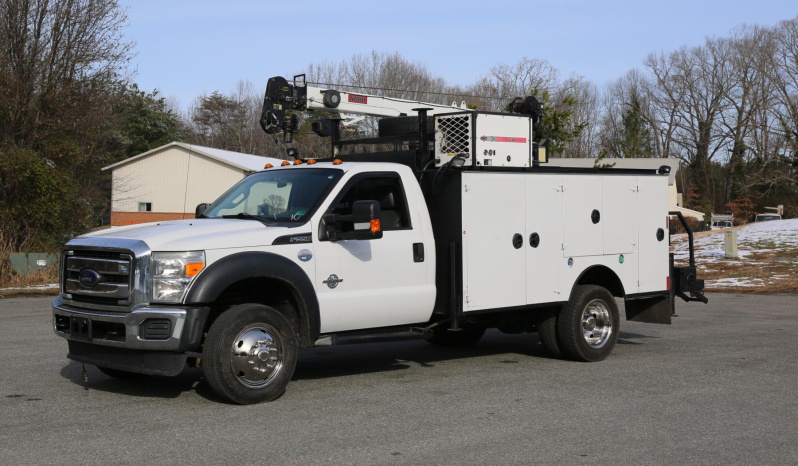 2015 Ford F-550 Service Truck, IMT Dominator Bed, 6000-22 Crane, Compressor, Drawers, Diesel, 195k Miles full