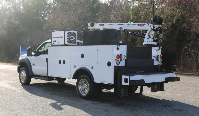 2012 Ford F-550 Service Truck, IMT Dominator Bed, 7500-22 Crane, Diesel, 237k Miles, Compressor, Drawers full