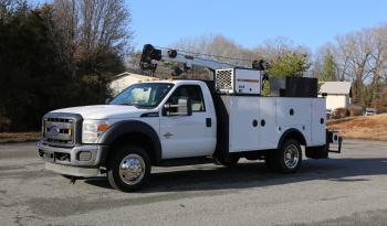 2012 Ford F-550 Service Truck, IMT Dominator Bed, 7500-22 Crane, Diesel, 237k Miles, Compressor, Drawers full