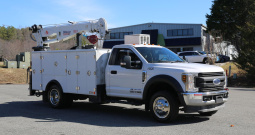 Pending: 2019 Ford F-550 Service Truck, Stellar TMax Aluminum Body, Drawers, 7621 Crane, Compressor, 4WD, Diesel. 191k Miles.