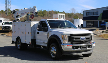 2019 Ford F-550 Service Truck, Stellar TMax Aluminum Body, Drawers, 7621 Crane, Compressor, 4WD, Diesel. 191k Miles. full