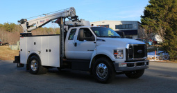 Pending: 2018 Ford F750, Stellar 12630 Crane, CTech Drawers, Miller EnPak, 133k Miles, 6.7 Diesel, Air Ride