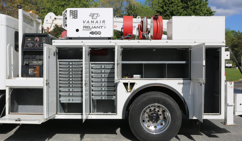 2018 Kenworth T370 Mechanics Truck, 14′ Adkins Bed, Stellar 12630 Crane, RS85 Compressor, Lincoln Vantage 500 Welder, PX9 350hp, Allison Auto full